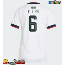 Camisa de Futebol México Erik Lira #6 Equipamento Secundário Mulheres Mundo 2026 Manga Curta